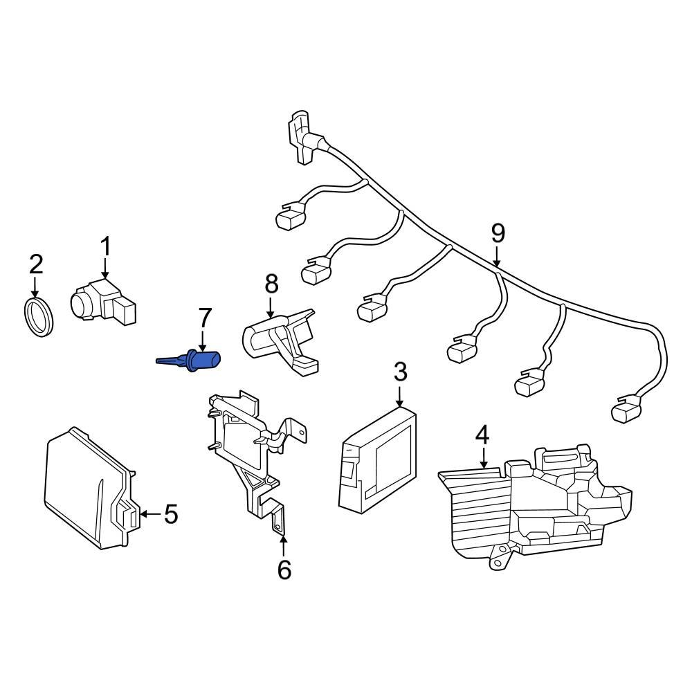 MercedesBenz OE 0009052912 Front Ambient Air Temperature Sensor