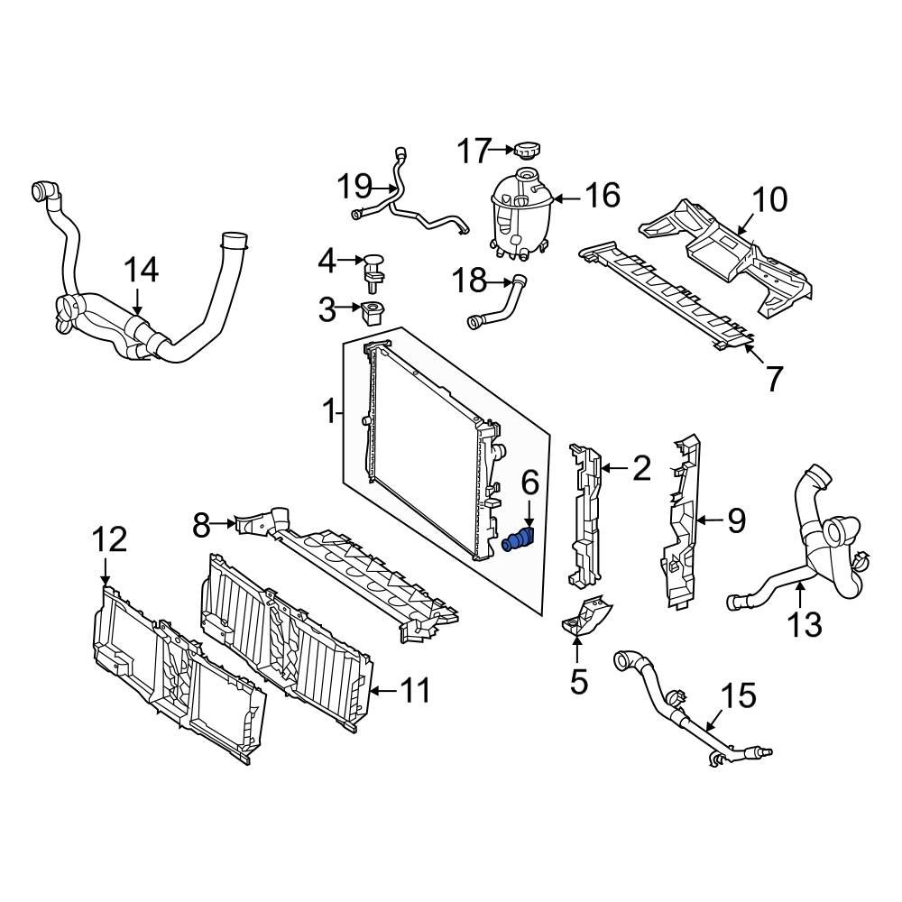 MercedesBenz OE 0009974516 Radiator Drain Plug