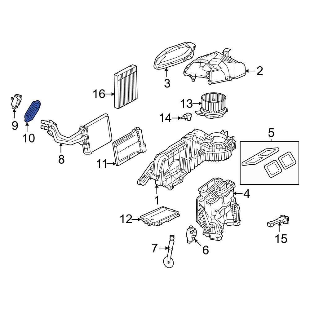 MercedesBenz OE 2238351000 A/C Expansion Valve Seal
