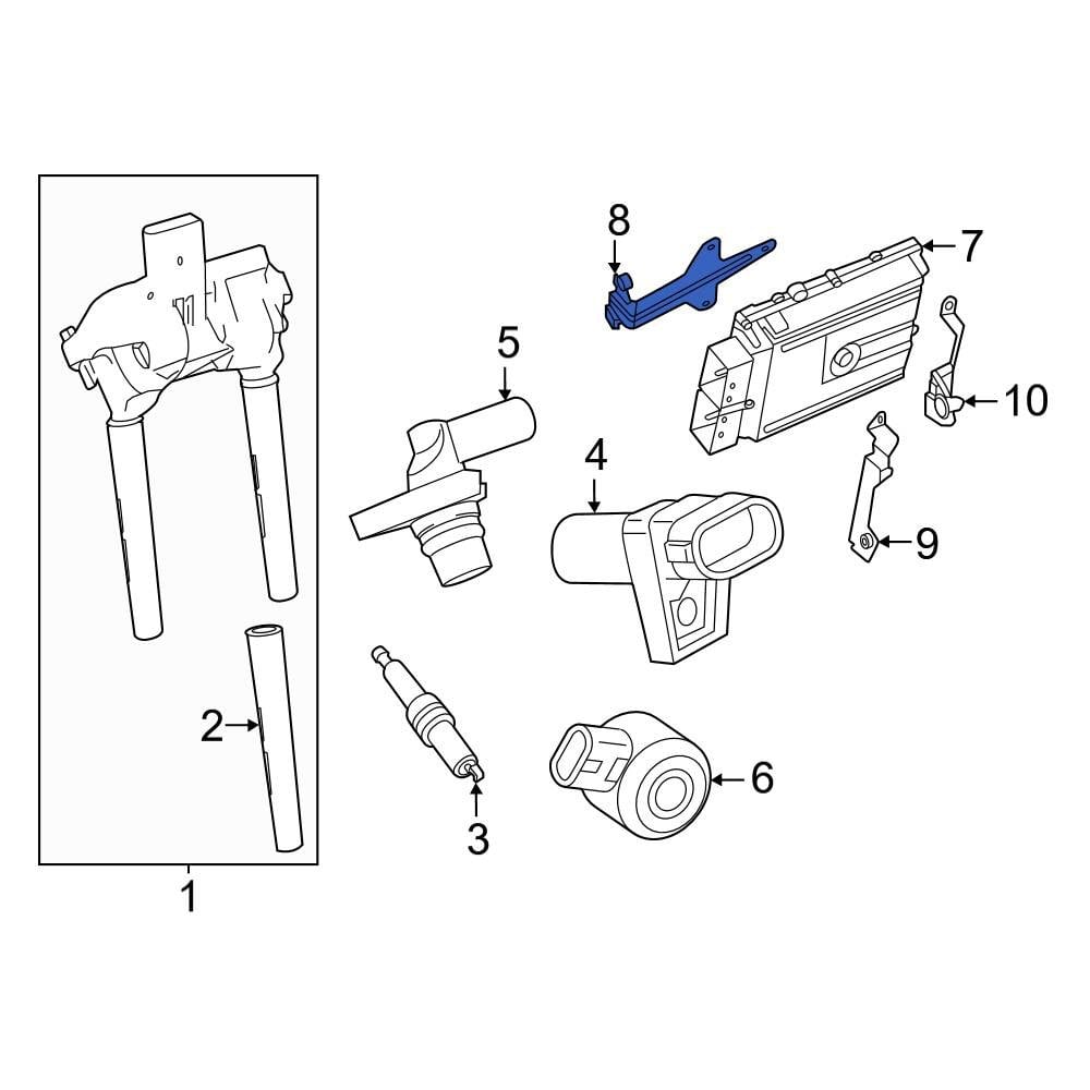 Mercedes-Benz OE 1771503001 - Engine Control Module Bracket