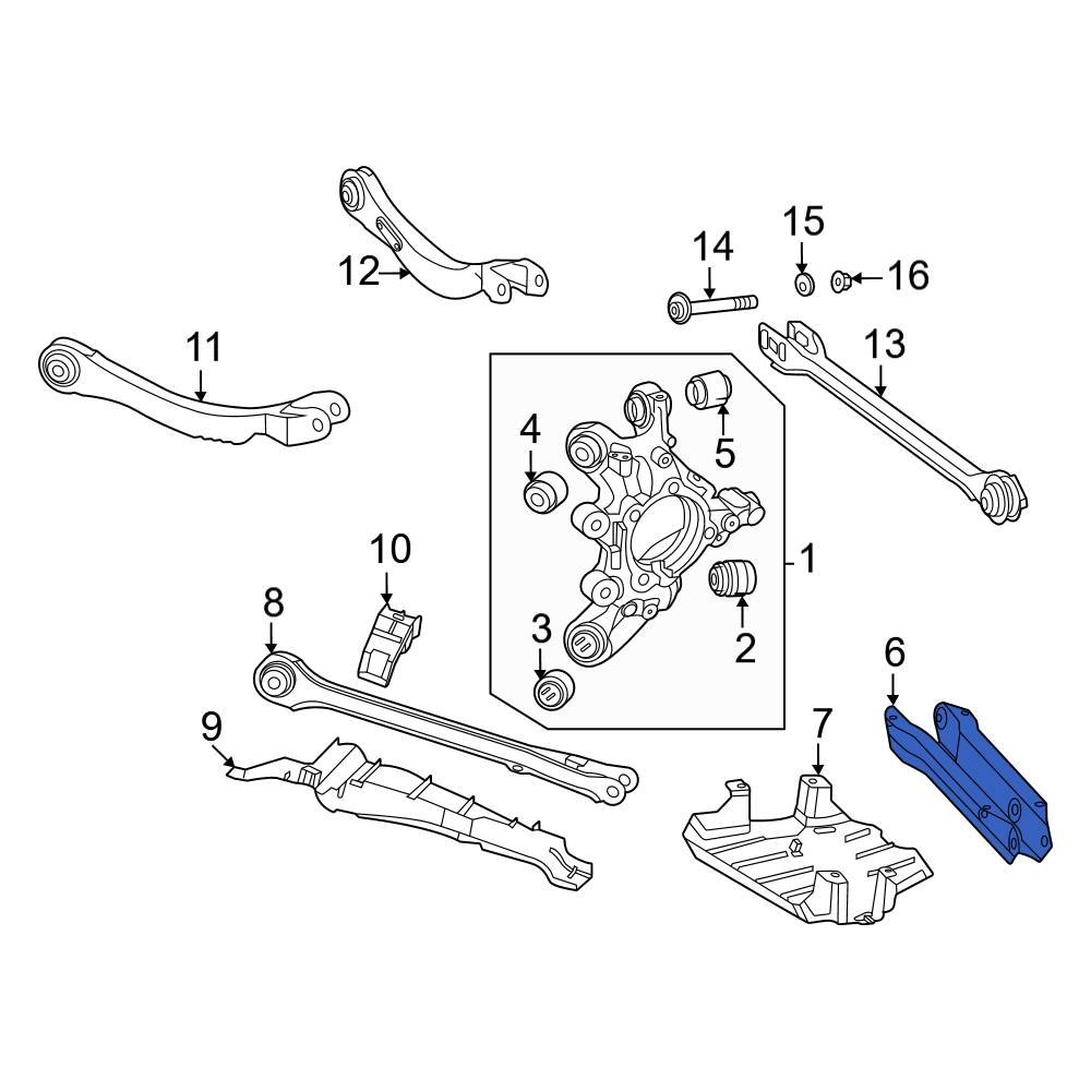 MercedesBenz OE 2233523500 Rear Lower Suspension Control Arm