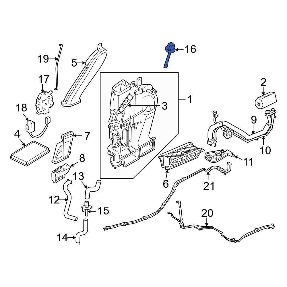 Mercury OE 8L8Z19E628AA A/C Evaporator Temperature Sensor