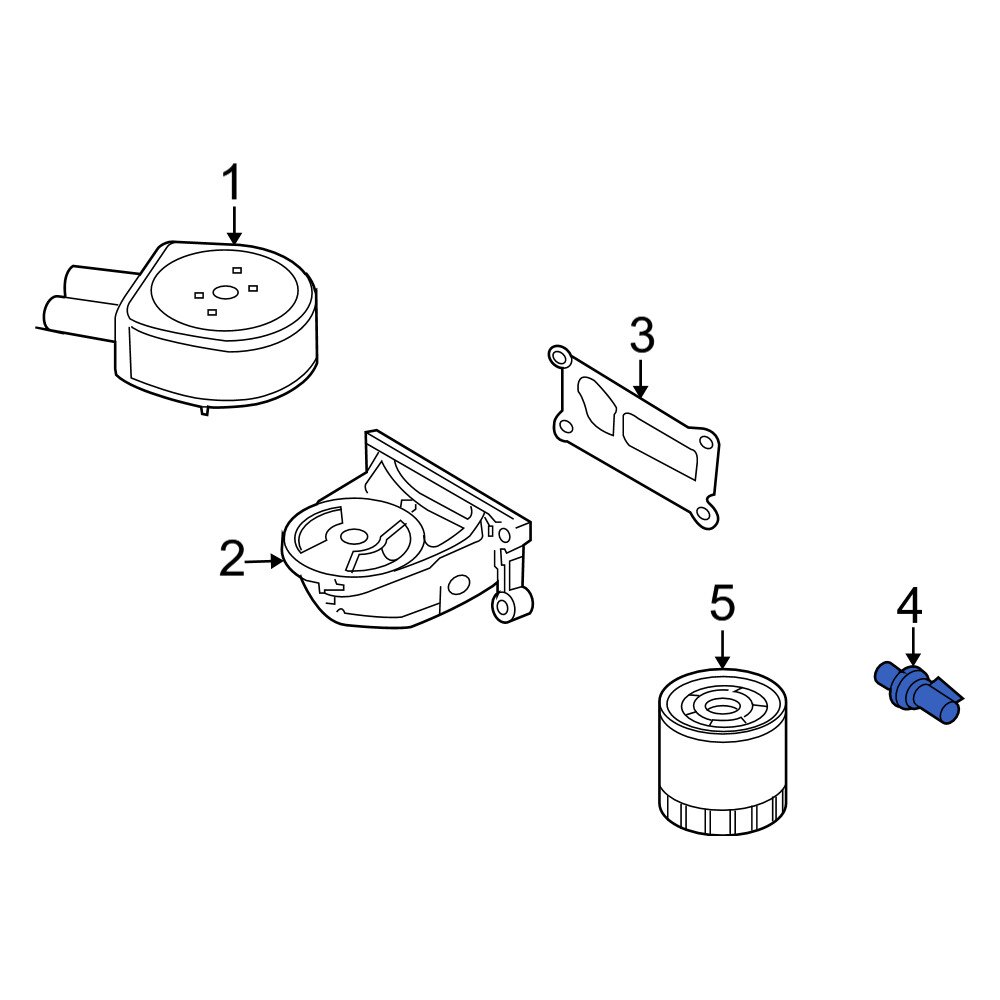 Mercury OE BE8Z9278A Engine Oil Pressure Switch