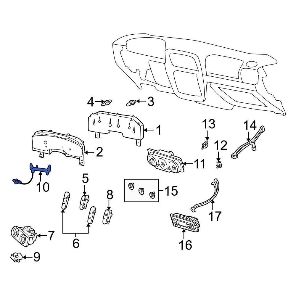 Mercury OE 4L2Z7A110AA Automatic Transmission Shift Indicator