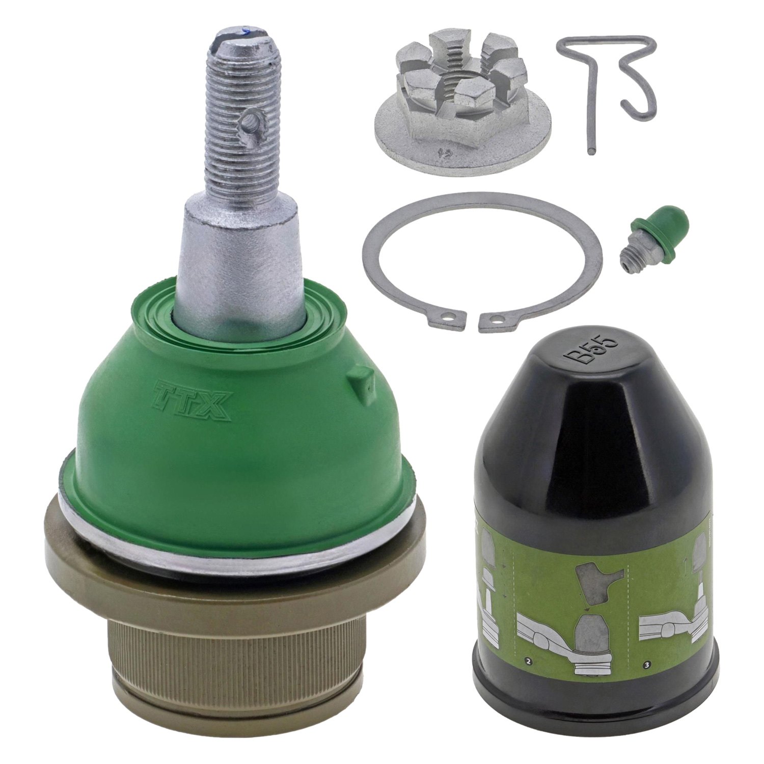 Mevotech® TXMS40553 - TTX™ Front Non-Adjustable Lower Press-In