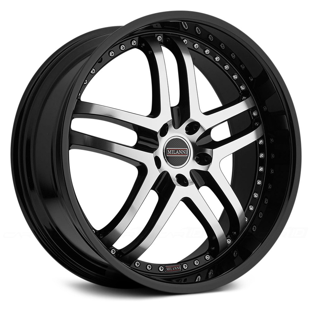 Milanni KAPRI Wheel 20x10.5 (30, 5x112, 66.56) Black Single Rim.