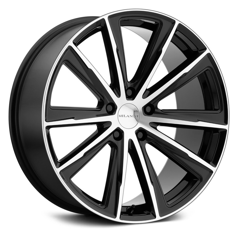 Milanni SPLINTER Wheel 20x9 (20, 5x114.3, 73.1) Black Single Rim.