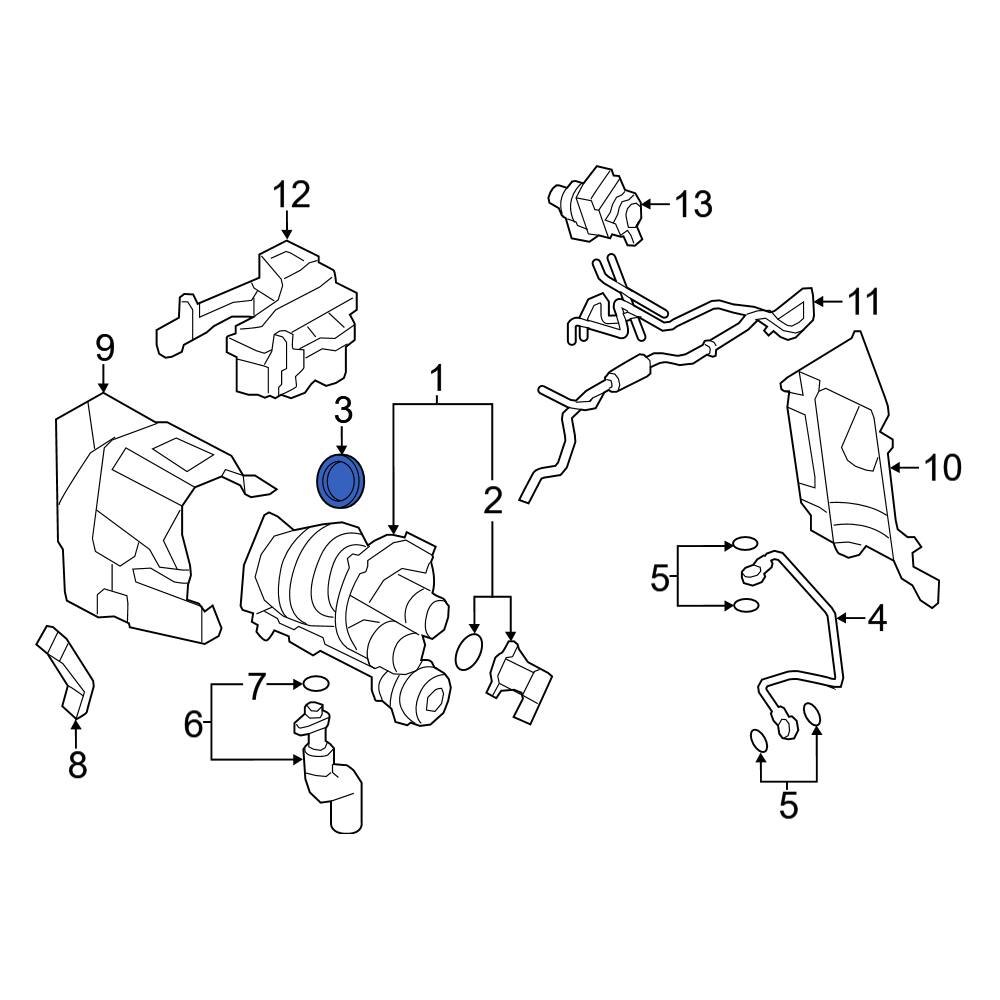 Mini OE 11657557013 Turbocharger Oil Seal