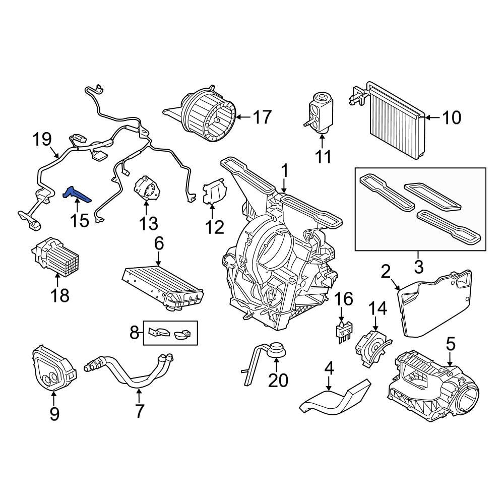 Mini OE 64119116269 A/C Evaporator Temperature Sensor