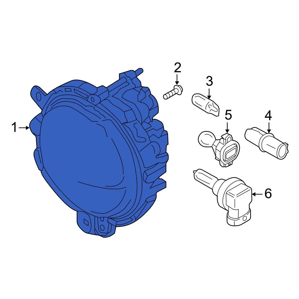 Mini OE 63177298334 Front Right Parking Light Assembly