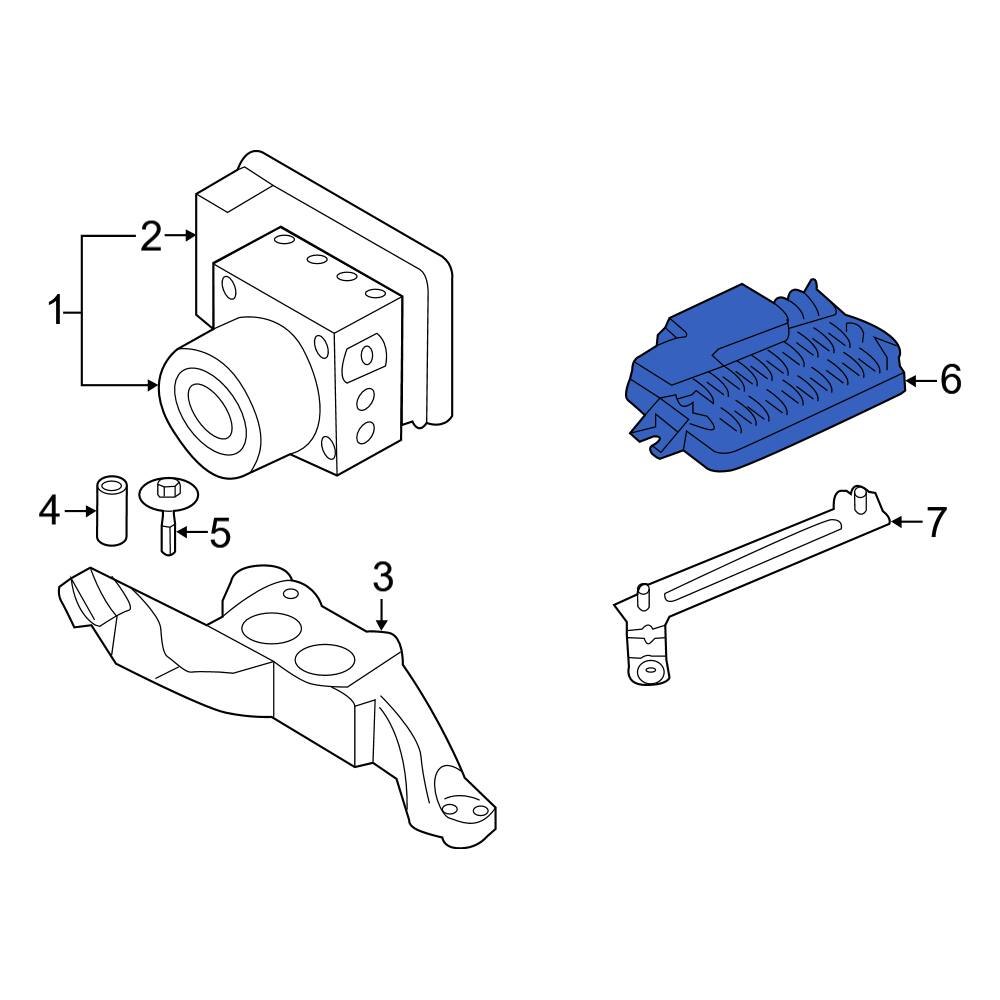 Mini OE 34525A374A4 ABS Control Module