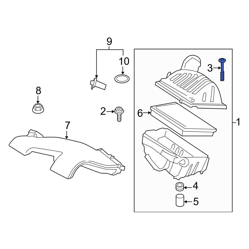 Mini OE 13717571358 - Air Filter Housing Screw