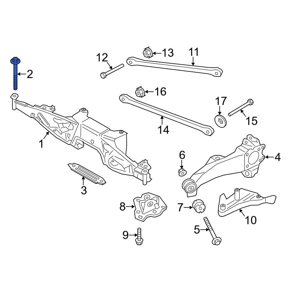 Mini OE 31106868038 Engine Torque Strut Mount Bolt