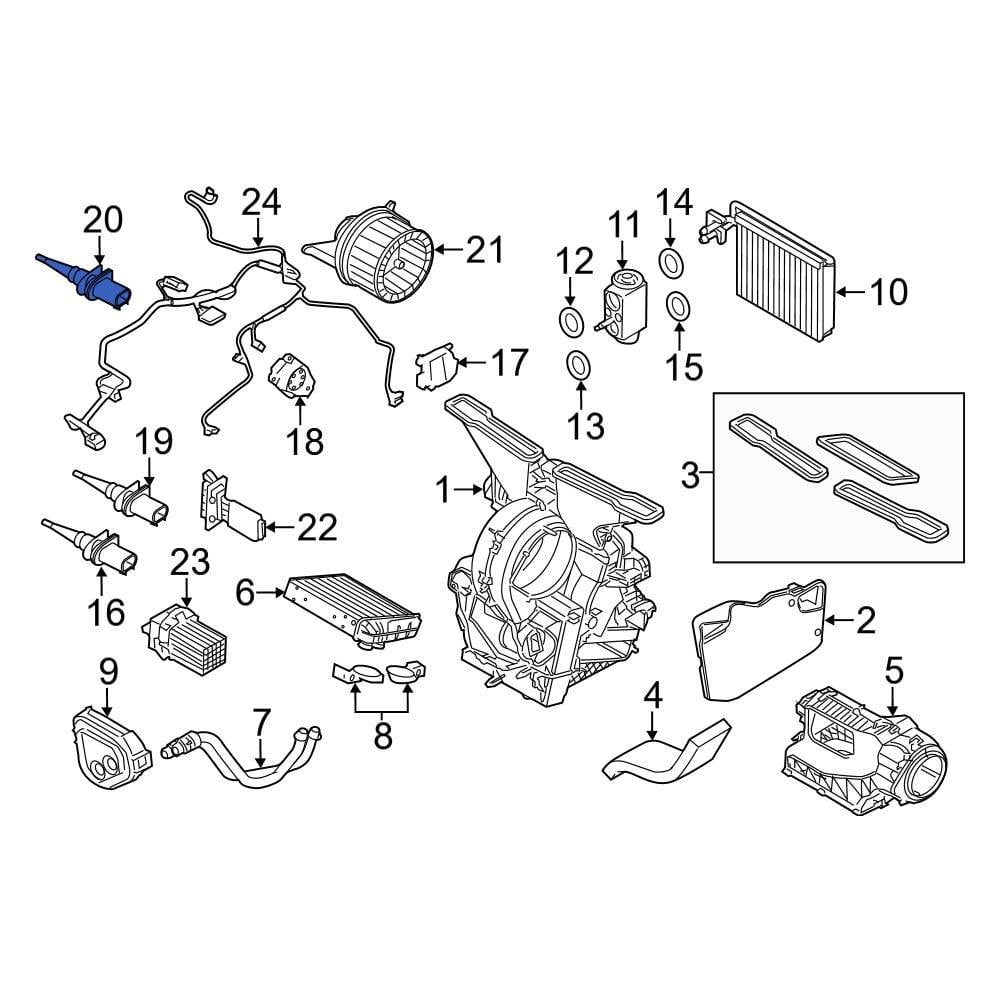 Mini OE 64113422660 - HVAC Temperature Sensor