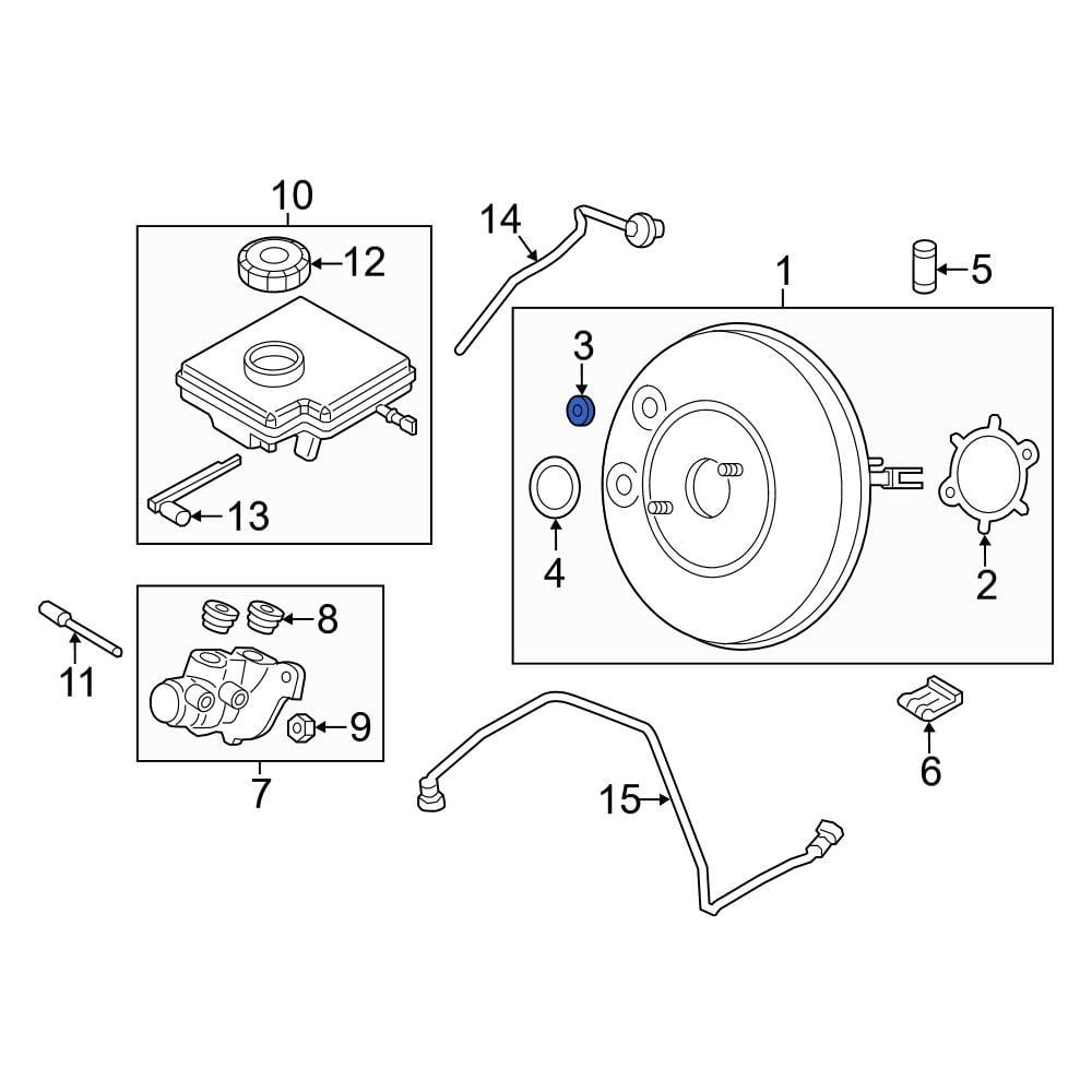 Mini OE 34331158929 Power Brake Booster Grommet