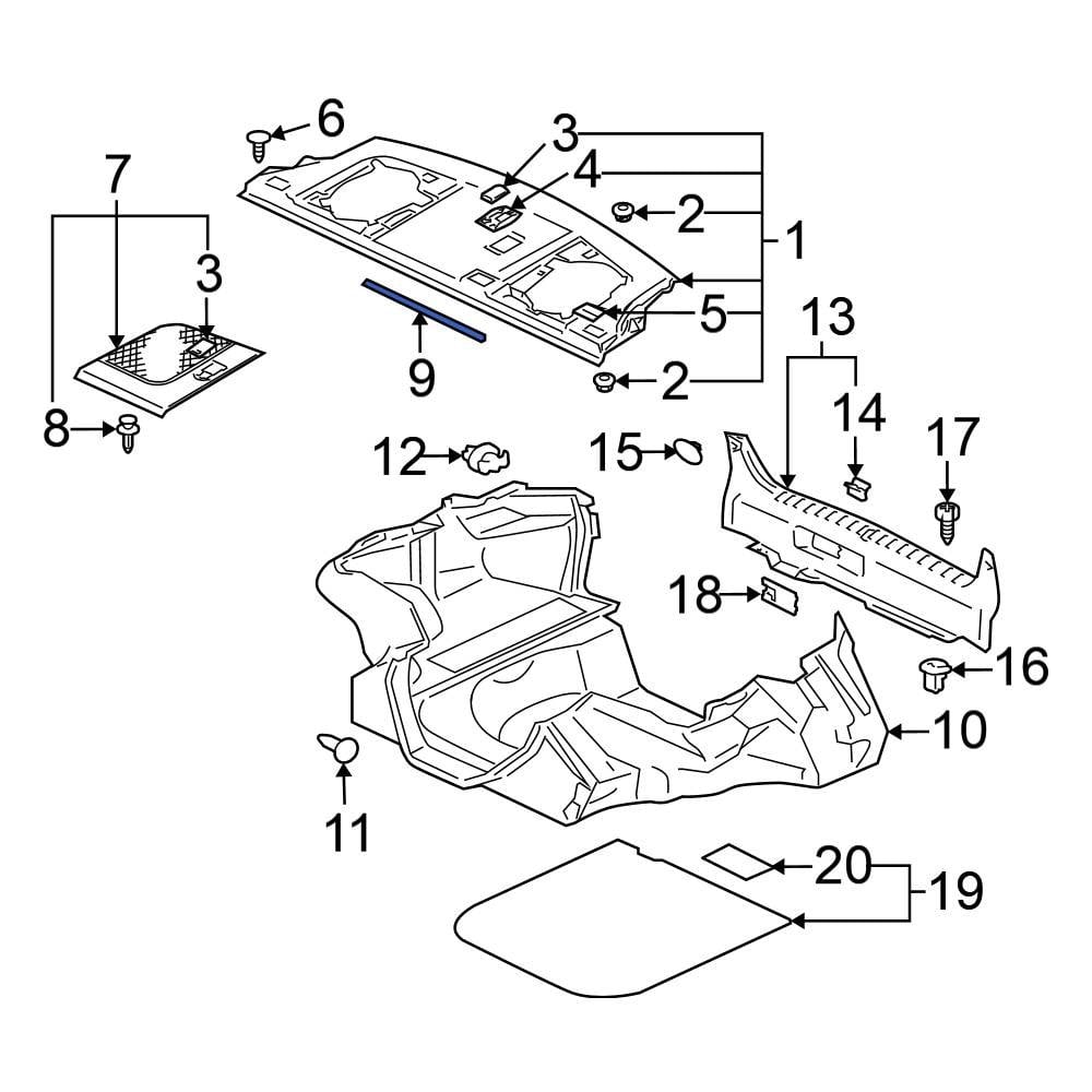 Mitsubishi OE MN162614 - Package Tray Insulator