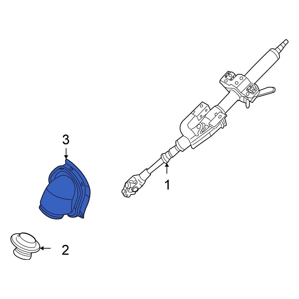 Mitsubishi OE 4402A007 Steering Coupling Boot