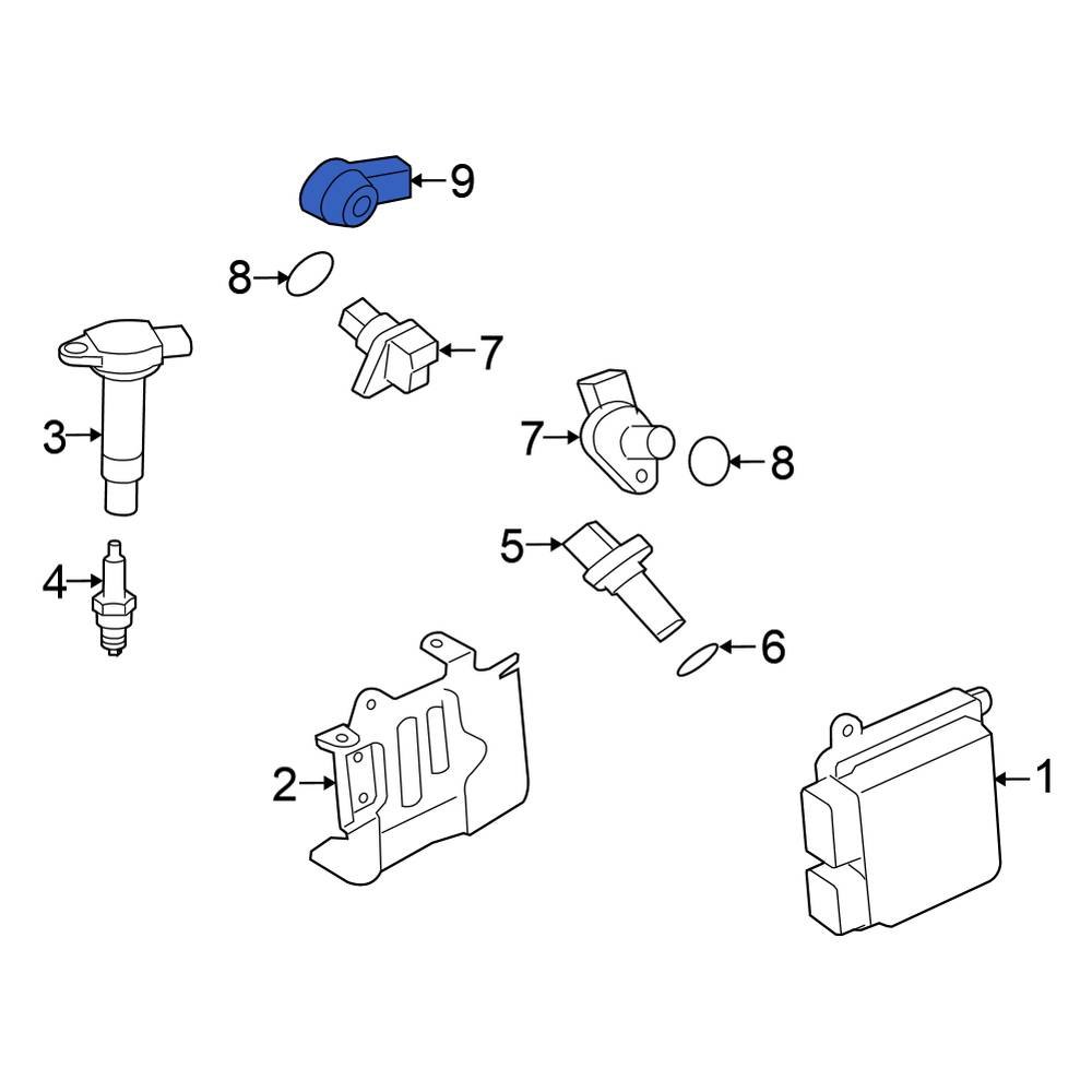 Mitsubishi OE 1865A077 Ignition Knock (Detonation) Sensor