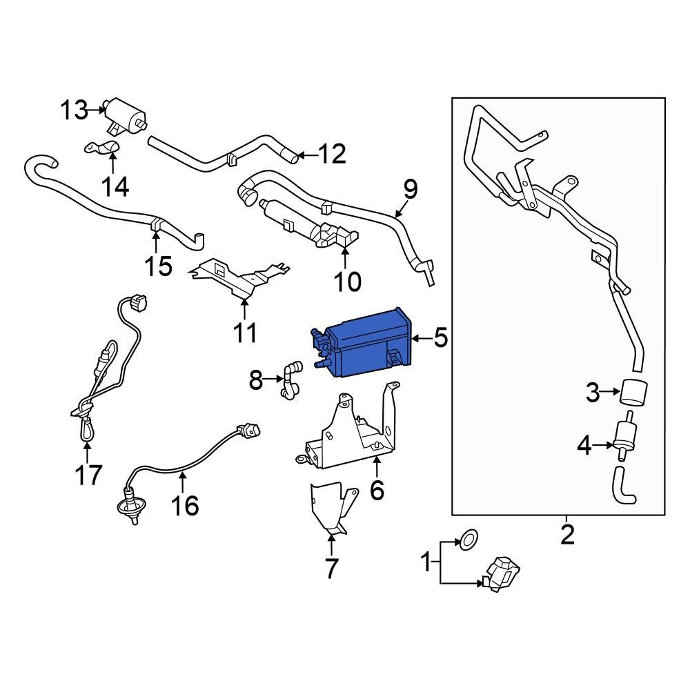 Mitsubishi OE 1780A029 Vapor Canister