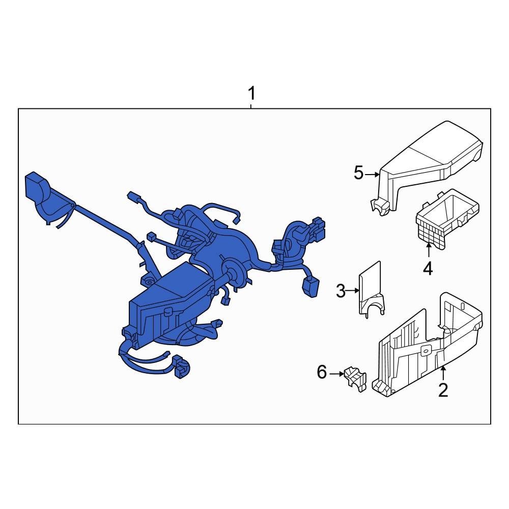 Mitsubishi OE 8501L981 Engine Compartment Wiring Harness