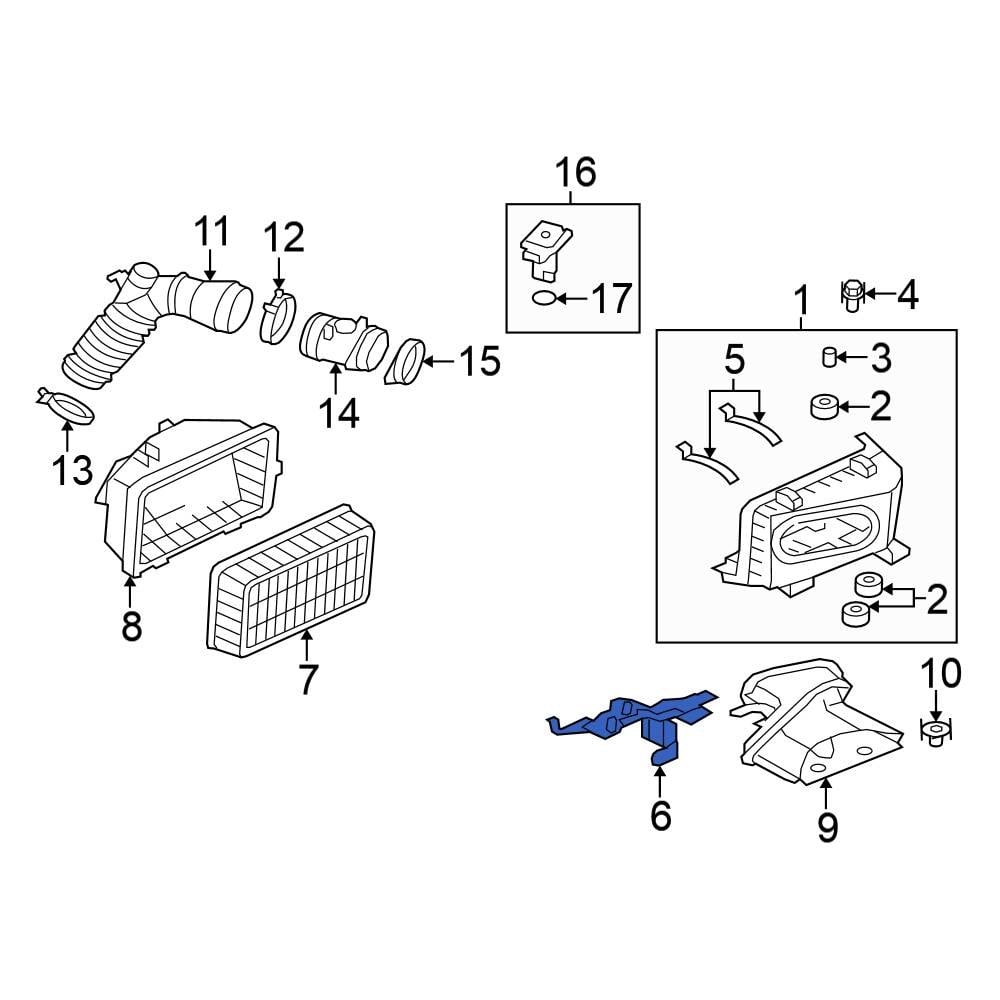 Mitsubishi OE 1500A181 - Air Cleaner Bracket