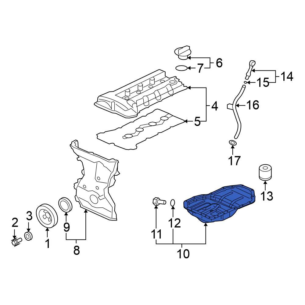 Mitsubishi OE 1200A394 Engine Oil Pan