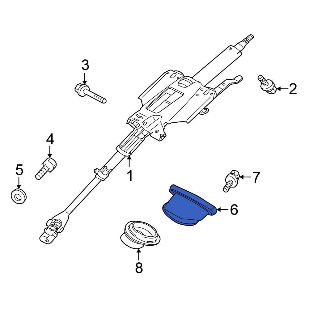 Mitsubishi OE 4402A007 Steering Coupling Boot