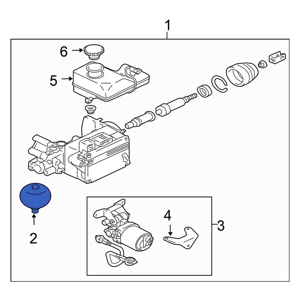 Mitsubishi OE 4630A011 ABS Accumulator