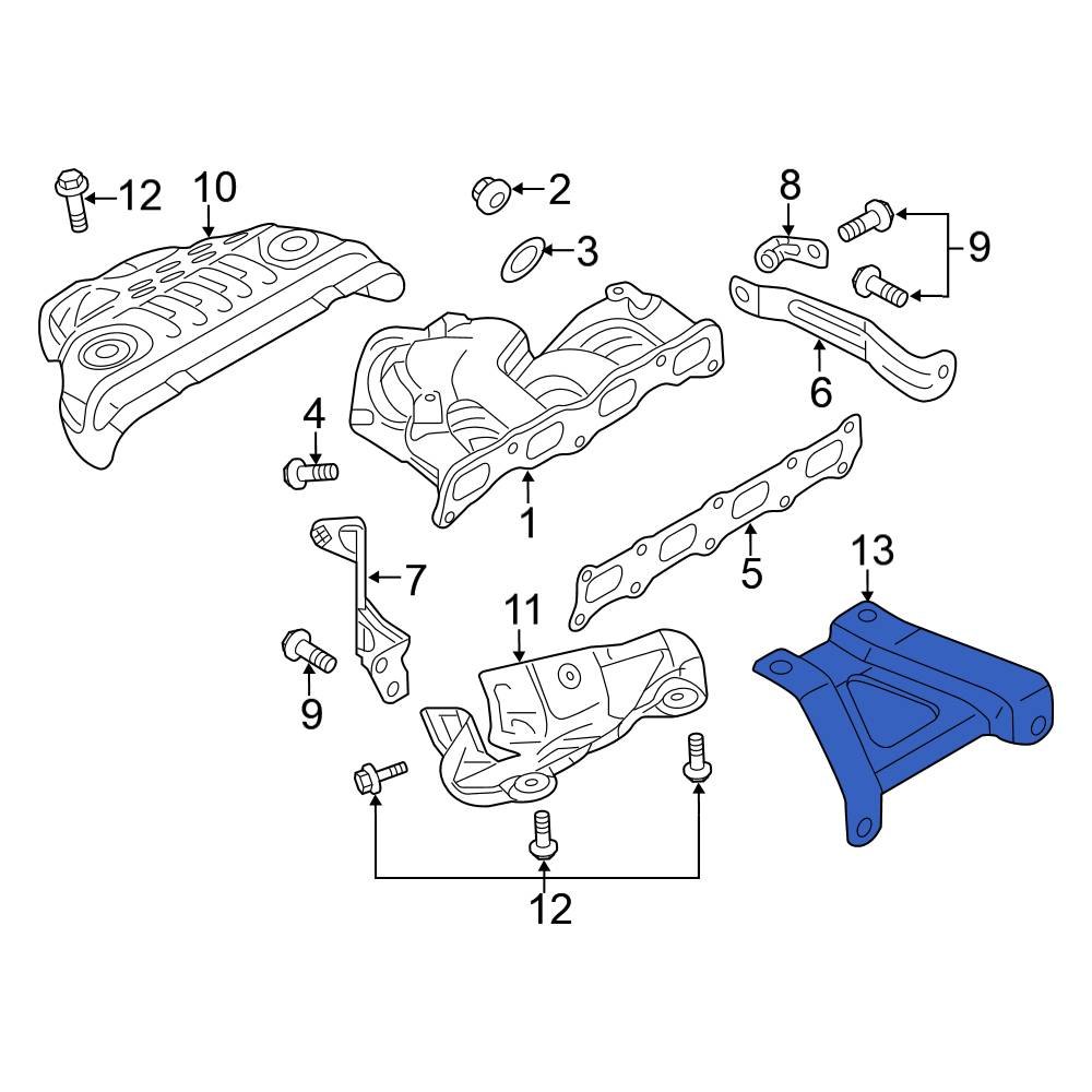 Mitsubishi OE 1555A396 Exhaust Manifold Bracket