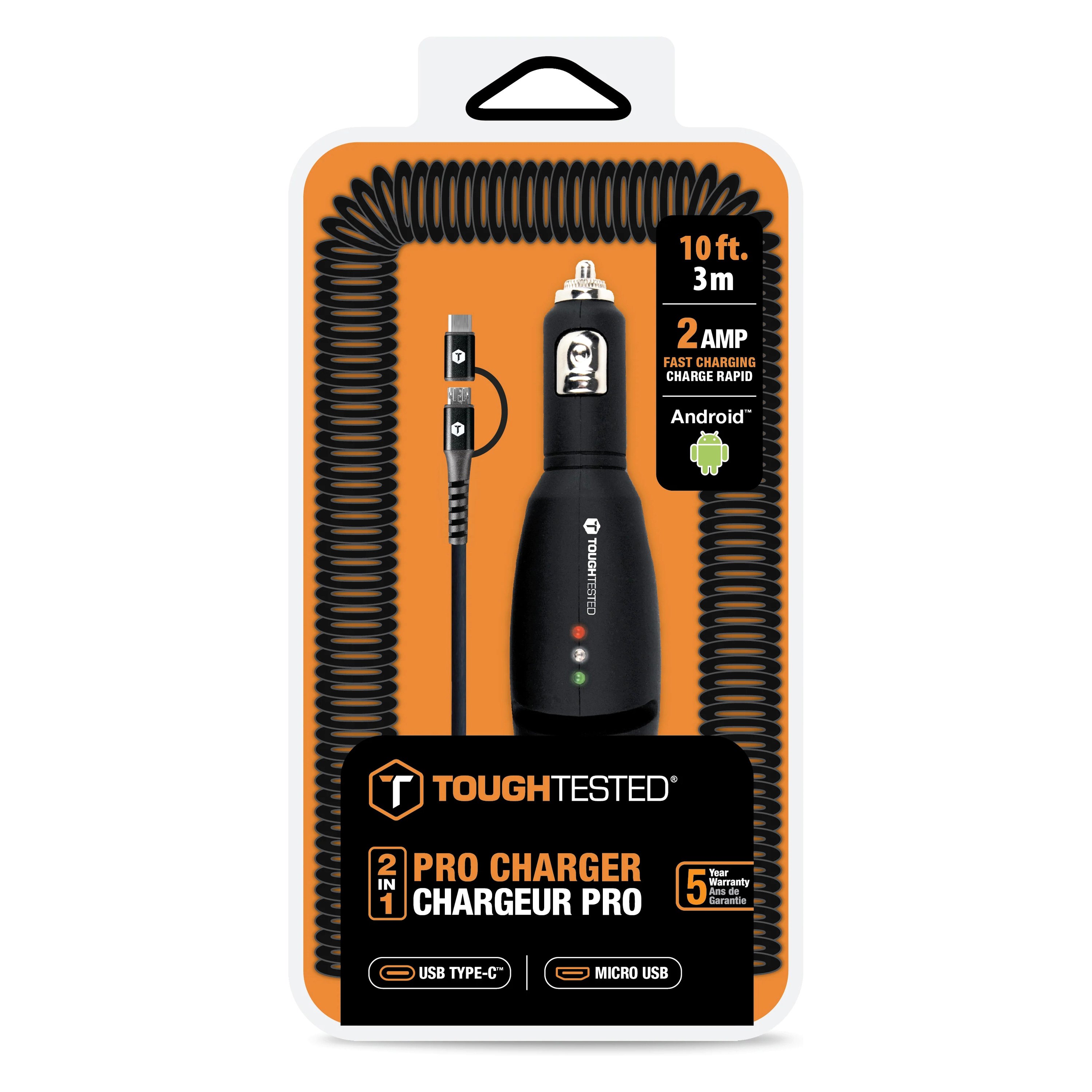 Mizco Tough Tested® PCTTMICRO Pro+ Rapid Car Charger