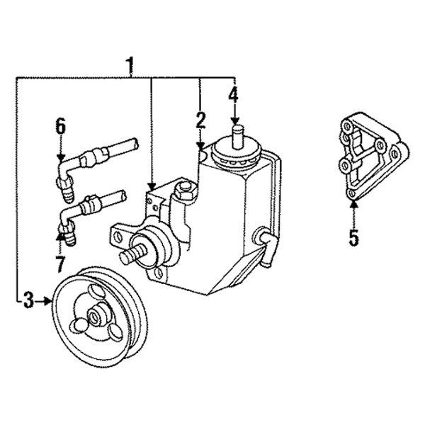 Mopar® 04642153 New Power Steering Pump