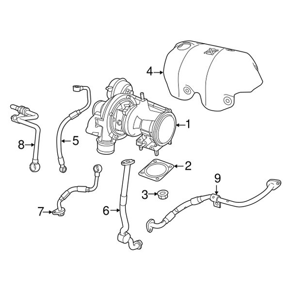 Mopar® - Turbocharger Coolant Line
