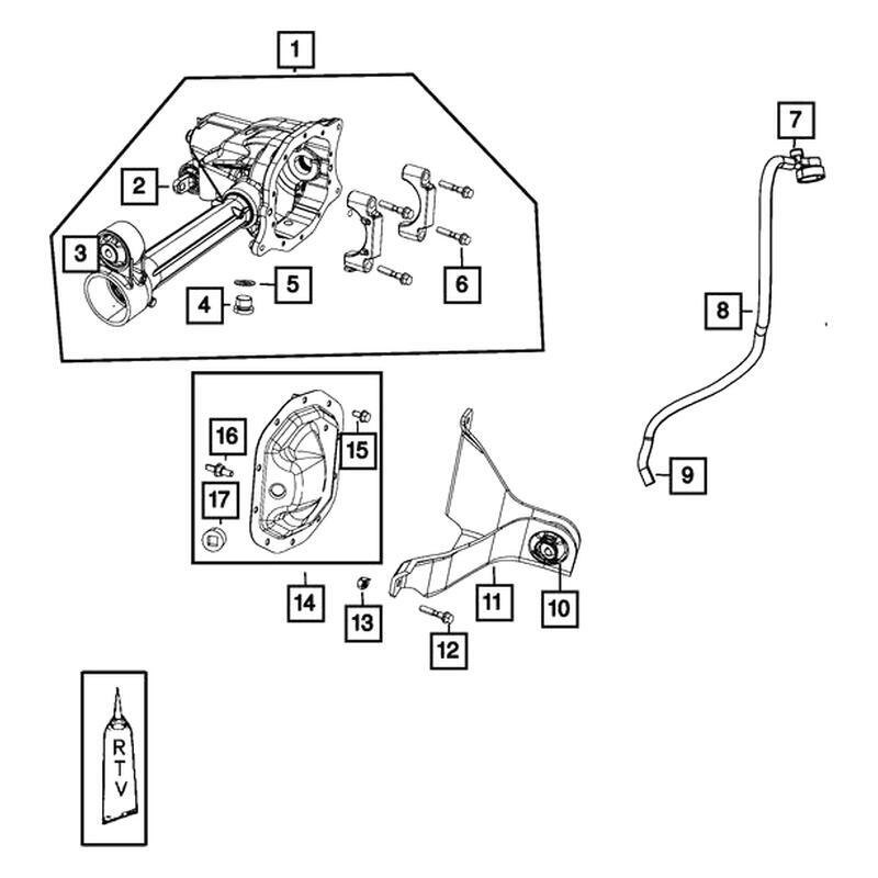 Mopar® Transfer Case Mount Bushing