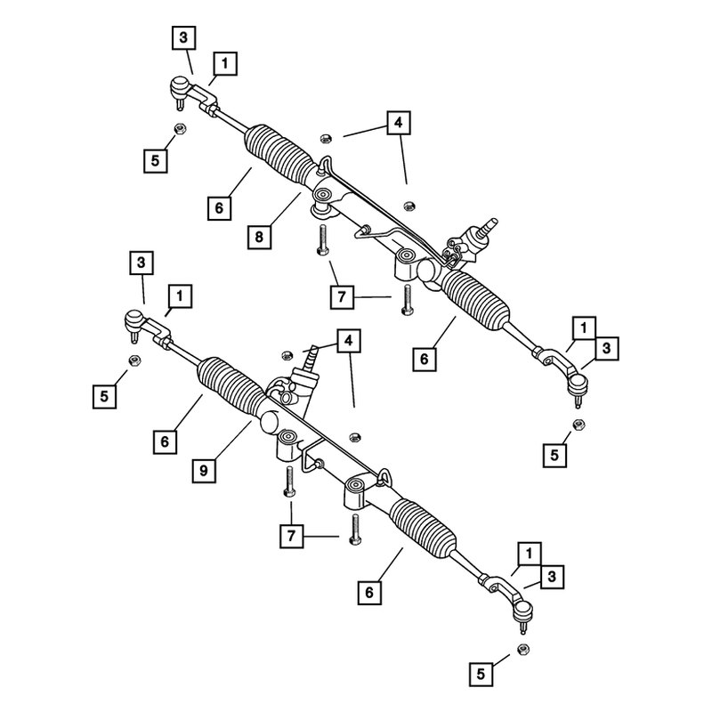 Mopar® Steering Rack and Pinion Bearing