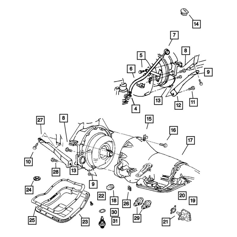 Mopar® 56045489AB - Neutral Safety Switch