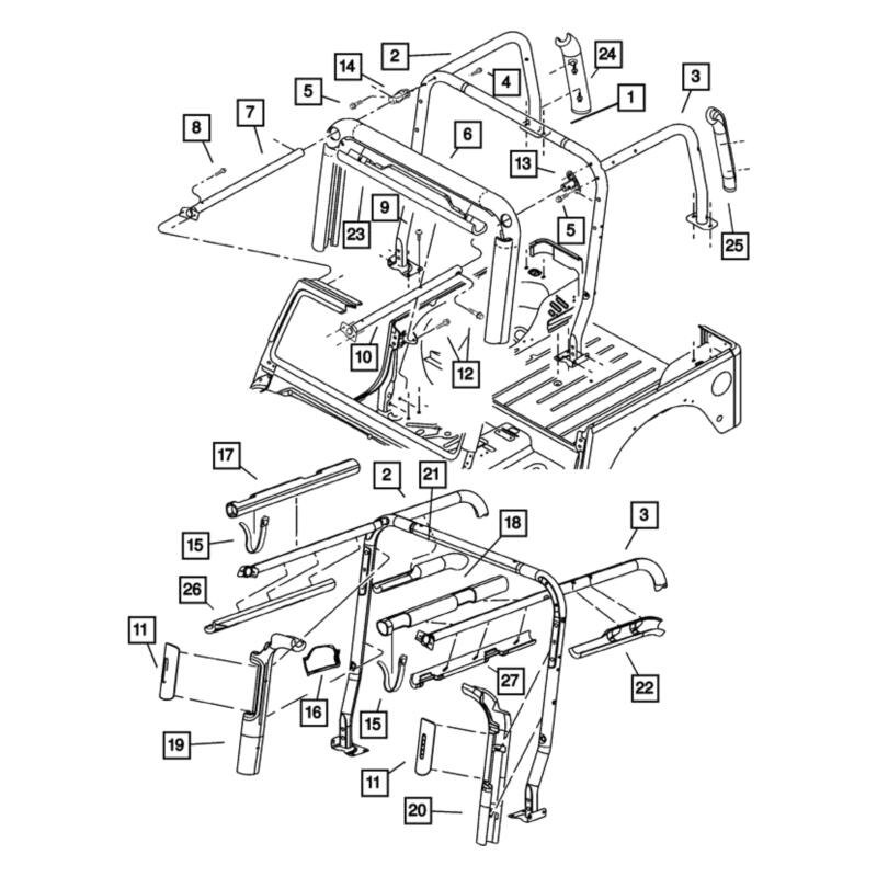 Mopar® 56052352AD - Torsion Bar