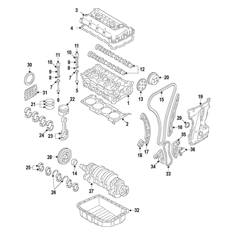 Mopar® 68038560AA - Crankshaft Thrust Bearing