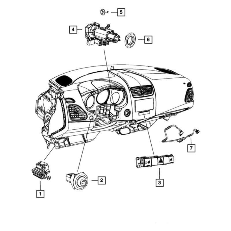 Mopar® 68044100AC - Multi Purpose Switch