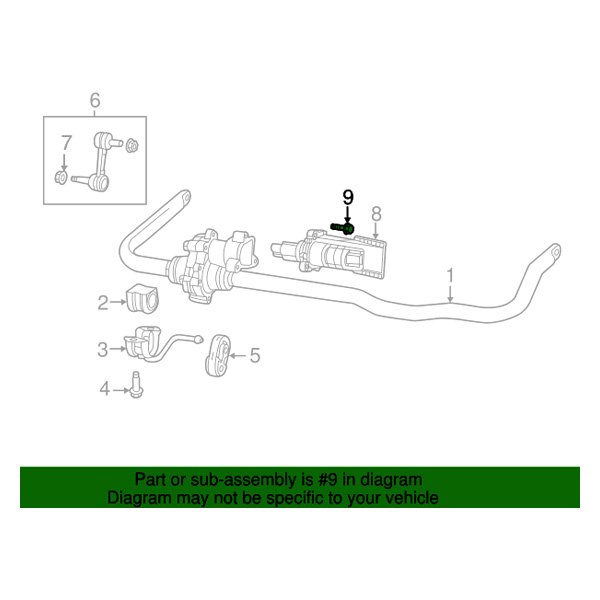 Mopar® Stabilizer Bar Bolt