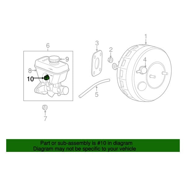Mopar® 68102030AB Brake Fluid Level Sensor