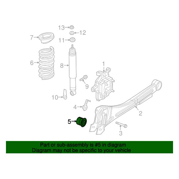 Mopar® 68111083AA Front Lower Control Arm Bushing