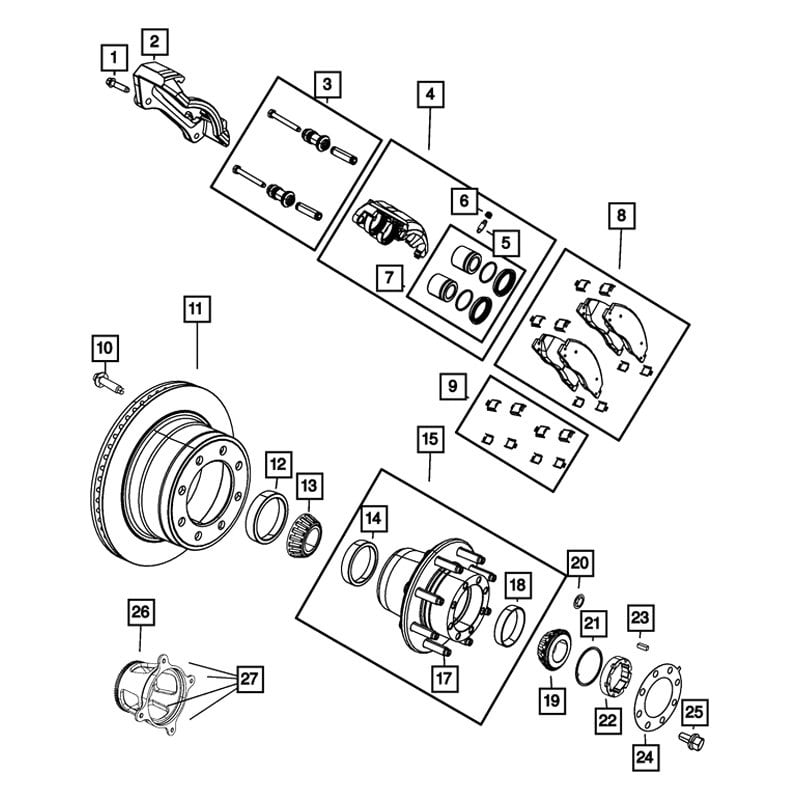 Mopar® 68142026AB Rear ABS Reluctor Ring