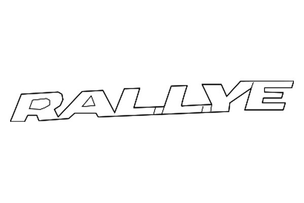 Dodge Rallye Emblem Mopar® 68165752AA -