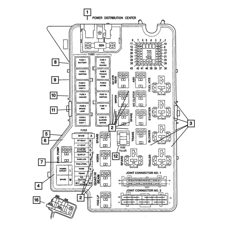 Mopar® 68188401AA - Multi Purpose Relay Kit