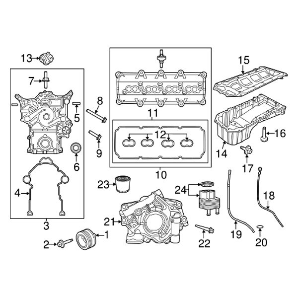 Mopar® 68194850AA - Oil Pan Gasket