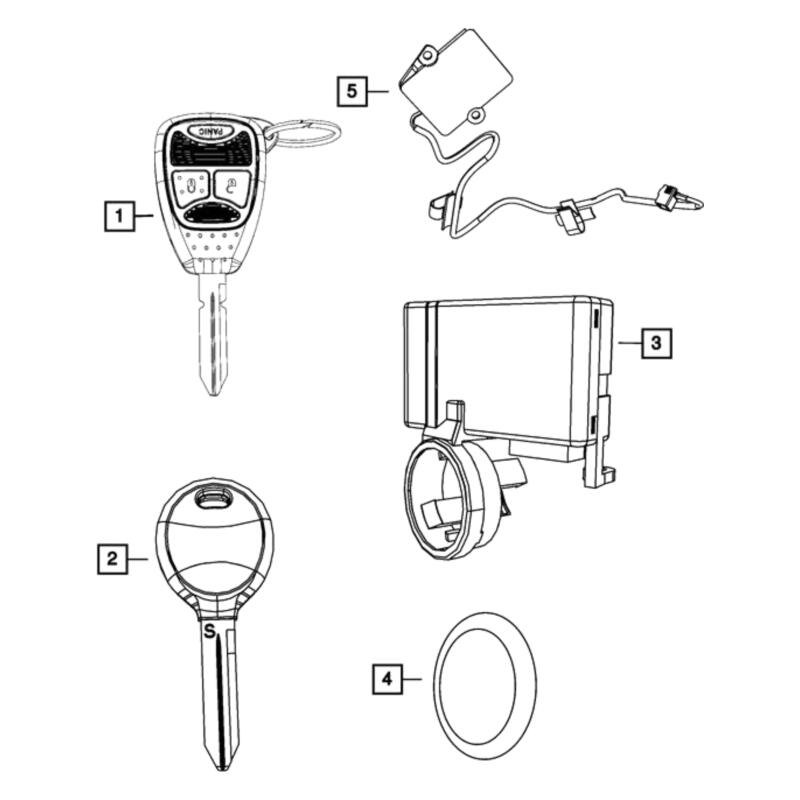 Mopar® 68204465AD Keyless Entry Receiver