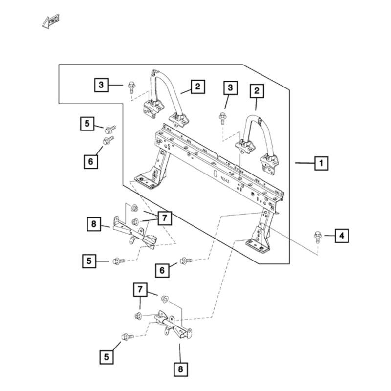Mopar® 68332578AA Torsion Bar