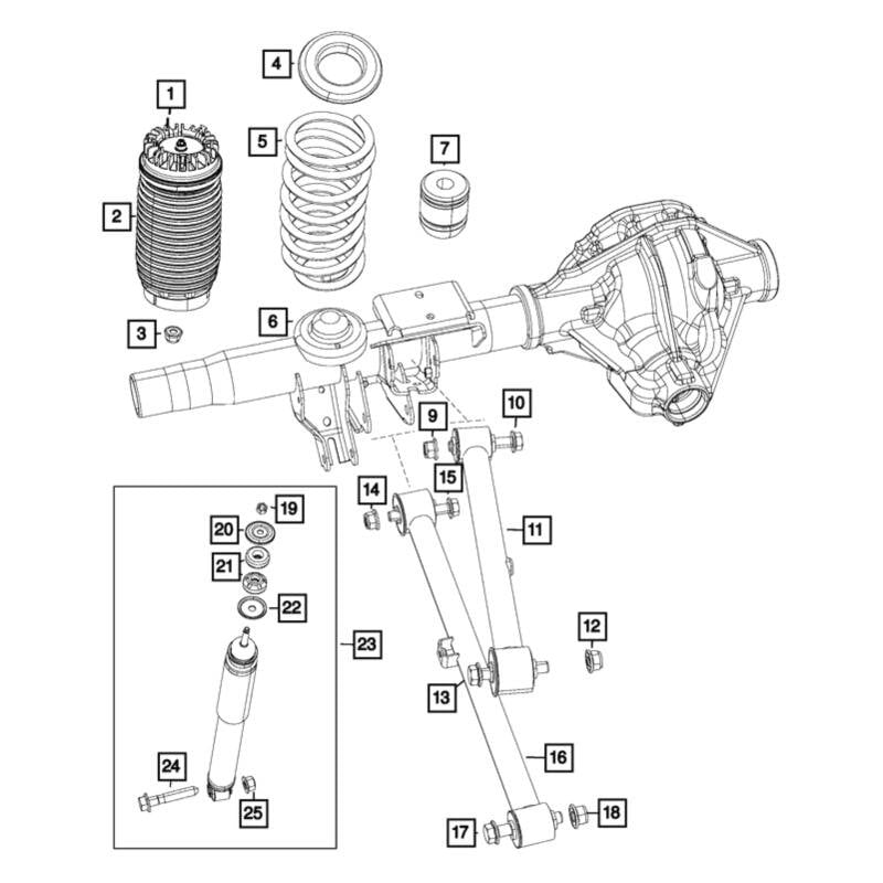 Mopar® 68443198AB - Shock Absorber