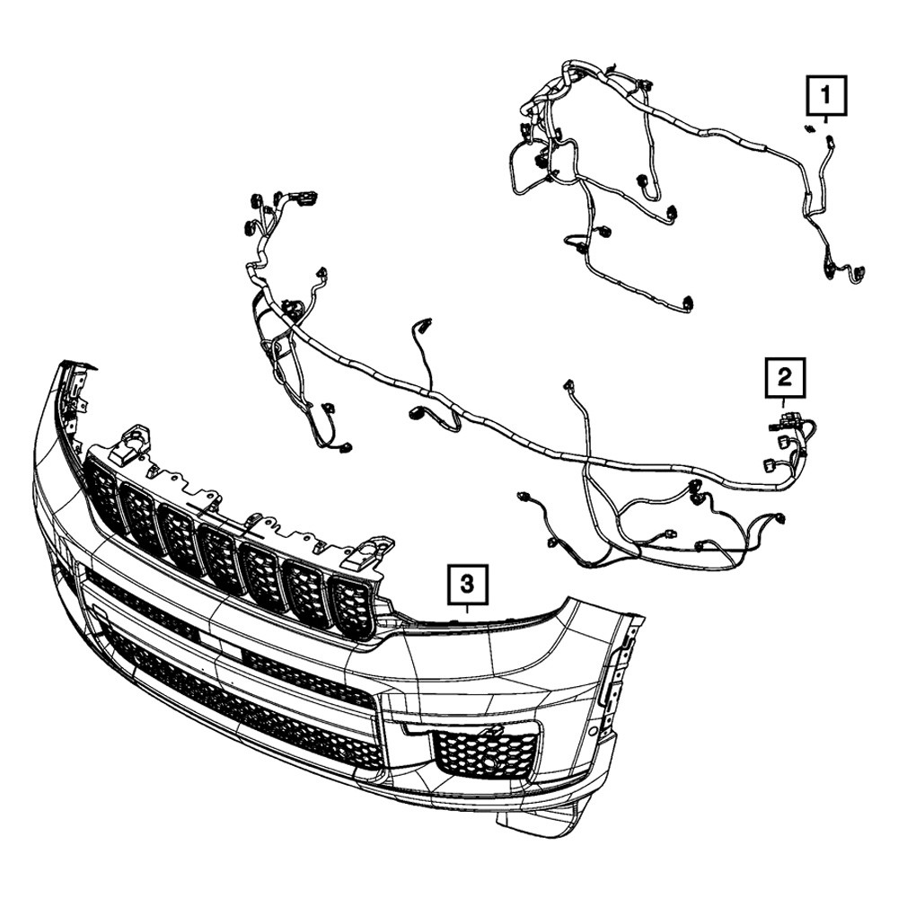 Mopar® 68526628AC - Front End Module Wiring