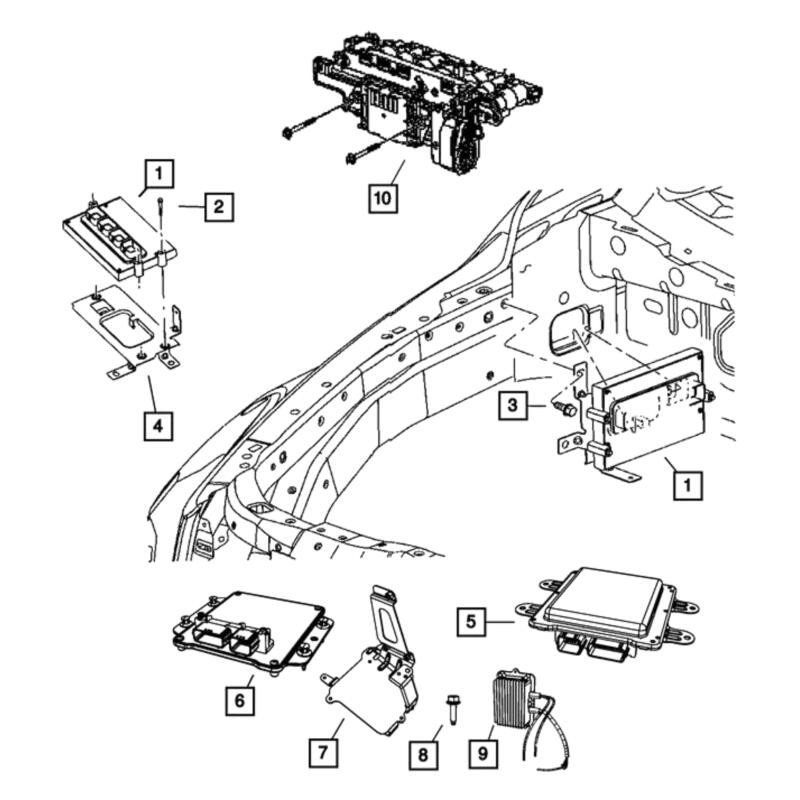 Mopar® R5150281AB - Powertrain Control Module
